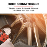 NNEMB IW3 20V SYNC Cordless Impact Wrench Gun Kit with Battery and Fast Charger