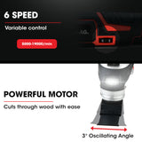 NNEMB MF3 20V SYNC Cordless Oscillating Tool Kit with Battery and Fast Charger