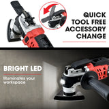 NNEMB MF3 20V SYNC Cordless Oscillating Tool Kit with Battery and Fast Charger