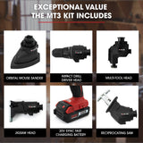NNEMB Cordless MT3 Max 20V SYNC 5in1 Combi-Tool Kit-with Battery and Charger