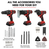 NNEMB Cordless MT3 20V SYNC 3in1 Combi-Tool Kit-with Battery and Charger