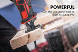 NNEMB 20V SYNC Cordless Lithium Power Reciprocating Saw-with Battery-Charger-3 Cutting Blades