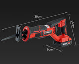 NNEMB 20V SYNC Cordless Lithium Power Reciprocating Saw-with Battery-Charger-3 Cutting Blades