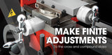 NNEMB 400W Mini Metal Lathe and 350W Mill Drill Press Machine Combo