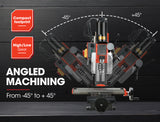 NNEMB 600W 7x14 Mini Metal Lathe and 350W Mill Drill Press Machine Combo