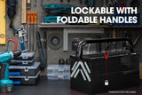 NNEMB 118pc Metal Cantilever Tool Kit Box Set with Cordless Screwdriver-Black