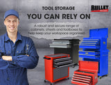 NNEMB 118pc Metal Cantilever Tool Kit Box Set with Cordless Screwdriver-Black