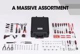 NNEMB 925PC Tool Box On Wheels-Dark Grey
