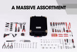 NNEMB 925PC Tool Box On Wheels-Black