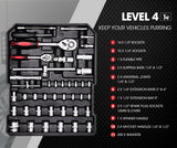 NNEMB 925PC Tool Box On Wheels-Silver