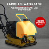 NNEMB 94kg 420x540mm Plate Compactor-Sprinkler System-Paver Pad