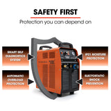 NNEMB CUT40 Mk III Portable 40A Plasma Cutter with Built-in Air Compressor