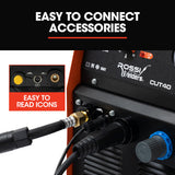 NNEMB CUT40 Mk III Portable 40A Plasma Cutter with Built-in Air Compressor