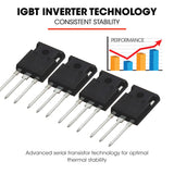 NNEMB 170 Amp Portable Inverter MIG Stick ARC Welder-with Carry Case & Accessories