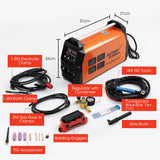 NNEMB 160 Amp Inverter Welder TIG Arc Stick-AC/DC-with Accessories (15A Plug)