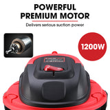 NNEMB 20L 1200W Wet and Dry Vacuum Cleaner-with Blower-for Car-Workshop-Carpet