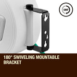 NNEMB 10M Retractable Garden Water Hose Reel Storage Spray Gun Rewind