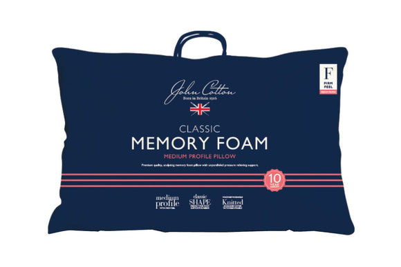 NNEKG John Cotton Medium Memory Foam Pillow