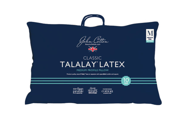 NNEKG John Cotton Talalay Latex Medium Pillow