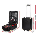 NNEDSZ 816pcs Tool Kit Trolley Case Mechanics Box Toolbox Portable DIY Set BK