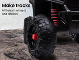 NNEMB Electric Ride On ATV Quad Bike Battery Powered-Red and Black