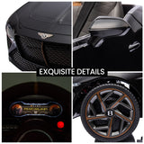 NNEMB Licensed Bentley Bacalar Electric Ride On Toy Car for Kids-with Parental Remote Control-Black