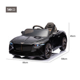 NNEMB Licensed Bentley Bacalar Electric Ride On Toy Car for Kids-with Parental Remote Control-Black