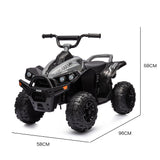 NNEMB Electric Ride On Quadbike ATV Toy Car-Black