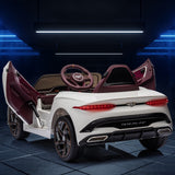 NNEMB Licensed Bentley Bacalar Electric Ride On Toy Car for Kids-with Parental Remote Control-White