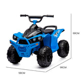 NNEMB Electric Ride On Quad Bike ATV Toy Car-Blue
