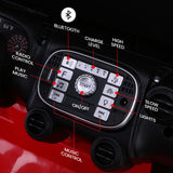 NNEMB Jeep Inspired Electric Ride On Toy Car-with Parental Remote Control-Bluetooth Music-Red