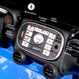 NNEMB Jeep Inspired Electric Ride On Toy Car-with Parental Remote Control-Bluetooth Music-Blue
