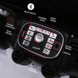 NNEMB Jeep Inspired Electric Ride On Toy Car-with Parental Remote Control-Bluetooth Music-White