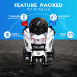 NNEMB Electric Ride-On Patrol Motorbike Battery Police Toy Bike