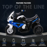 NNEMB Licensed BMW S1000RR Ride On Motorbike with Battery and Charger-Blue