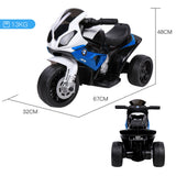 NNEMB Licensed BMW S1000RR Ride On Motorbike with Battery and Charger-Blue