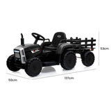 NNEMB Electric Battery Operated Ride On Tractor Toy-Remote Control-Black