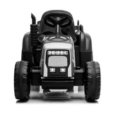NNEMB Electric Battery Operated Ride On Tractor Toy-Remote Control-Black