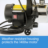 NNEDPE 1400w Automatic stainless electric water pump - Yellow