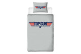 NNEKG Top Gun Logo Kids Single Reversible Quilt Cover Set
