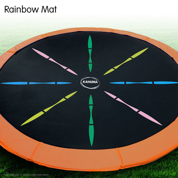 NNEDPE Trampoline Replacement Spring Mat - Rainbow