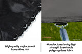 NNEDPE Kahuna 12ft Trampoline Replacement Spring Mat - Rainbow