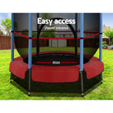 NNEDSZ 4.5FT Trampoline Round Trampolines Kids Enclosure Outdoor Indoor Gift