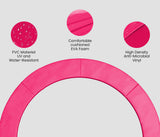 NNEMB 14ft Replacement Trampoline Safety Pad Padding Pink
