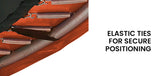 NNEMB 16ft Replacement Trampoline Safety Pad Padding Orange
