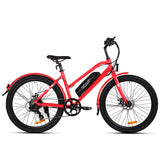 NNEMB Vista 26 36V 250W Ladies Step-Through Electric Bike-Red