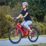 NNEMB Vista 26 36V 250W Ladies Step-Through Electric Bike-Red