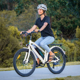 NNEMB Vista 26 36V 250W Ladies Step-Through Electric Bike-White