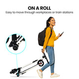 NNEMB Peak 300W 10Ah Electric Scooter-Suspension-for Adults or Teens-White