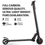 NNEMB Carbon Gen III Ultra-light 300W 10Ah Electric Scooter Suspension-for Adults or Teens-Black/Red